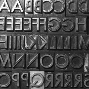 type set letters